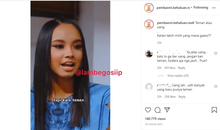 Jawaban Lyodra Pilih Teman Ketimbang Uang Malah Tuai Kritik