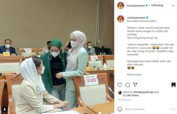 Jarang Diceritakan, Mulan Jameela Ungkap Momen Uwu dengan Ahmad Dhani