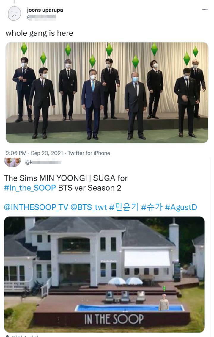 Suga BTS Punya Pose Ikonik, Jiwa Kreatif Fans Jadikan Karakter Game The Sims Kocak Banget