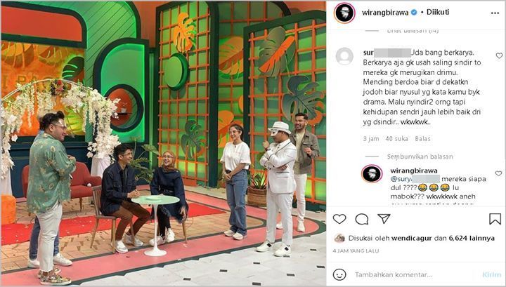 Blak-blakan Senang Unggah Foto Bareng Ria Ricis dan Teuku Ryan, Alasan Wirang Birawa Picu Pro-Kontra