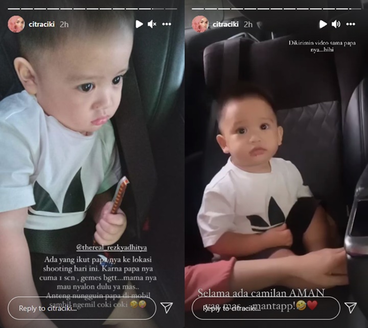 Rezky Aditya Sampai Bawa Anak ke Lokasi Syuting, Citra Kirana Kemana?