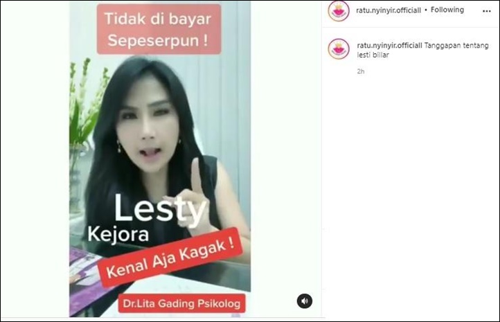 Dihujat Gara-gara Ngomongin Lesty Kejora, Psikolog Ini Murka Hingga Ancam Netizen