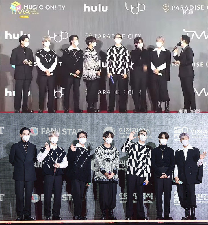 TMA 2021: Netizen Komentari Outfit BTS di Red Carpet, Kompak Bilang Begini