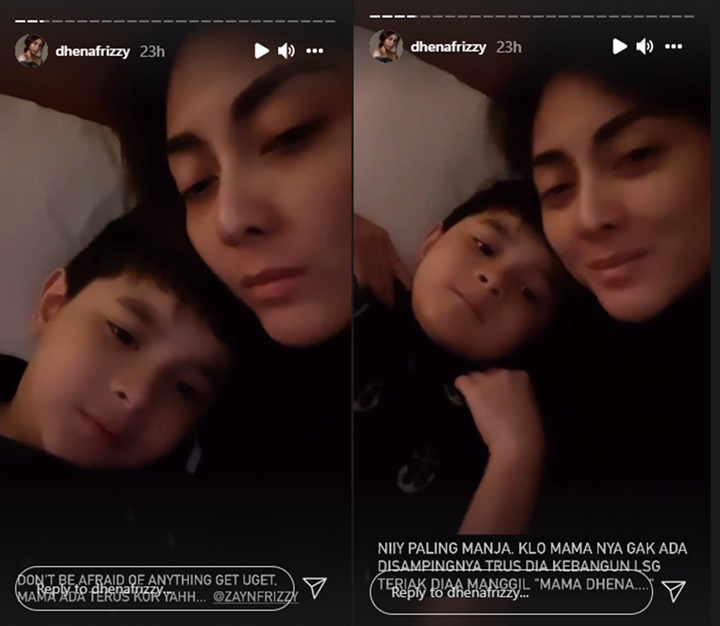 Dhena Devanka Bagikan Video Putra Bungsu Ketakutan, Momen Bareng Jonathan Frizzy Beda Banget?