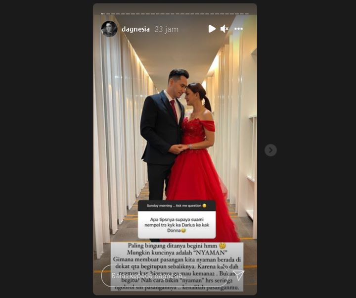 Ditanya Tips Bikin Suami ‘Nempel’ Seperti Darius Sinathrya, Donna Agnesia Punya 1 Kunci