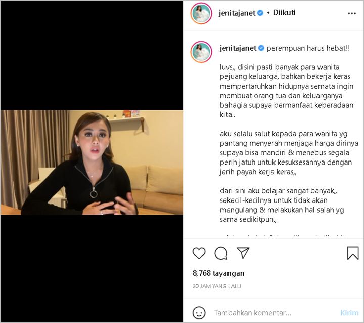 Jenita Janet ‘Skakmat’ Pakai Bukti Usai Dituding Lupa Peran Mantan Suami dalam Kariernya