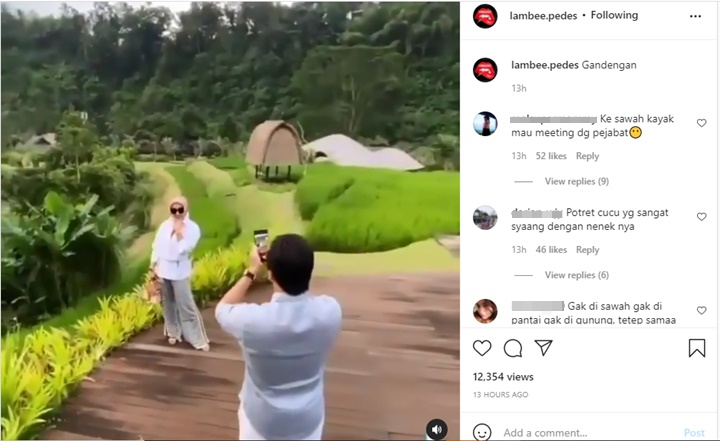 Tampil Cetar, OOTD Syahrini Saat Liburan ke Sawah Bareng Suami Jadi Perbincangan