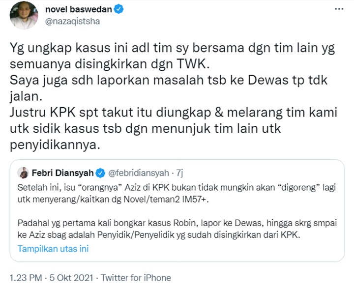 Novel Buka Suara