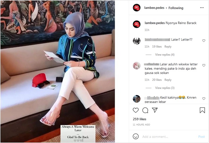Syahrini Tampil Simpel Usai OOTD Disindir Berlebihan, Caption Bahasa Inggris Justru Dinyinyiri