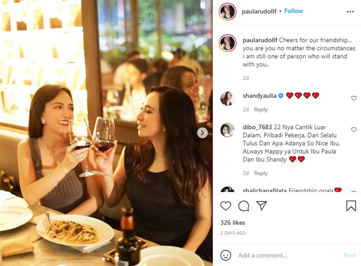 Postingan Terakhir Sahabat Shandy Aulia Jadi Pertanda Keretakan Rumah Tangga Sang Artis?