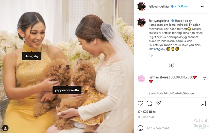 Felicya Angelista Mendadak Pamer Sosok Kembaran Nana Mirdad, Tak Kalah Cantik