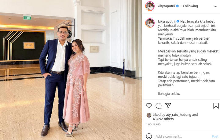 Kiky Saputri Putus