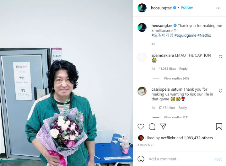 Adegan Intim di Toilet \'Squid Game\' Tuai Pro Kontra, Heo Sung Tae Bocorkan Proses Syutingnya
