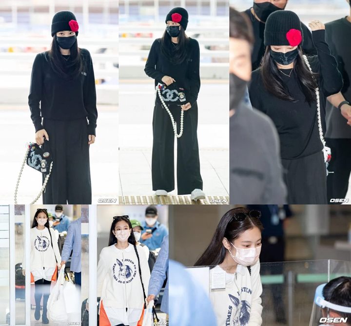 Perbandingan Gaya Jennie BLACKPINK Saat Berangkat dan Balik dari Paris
