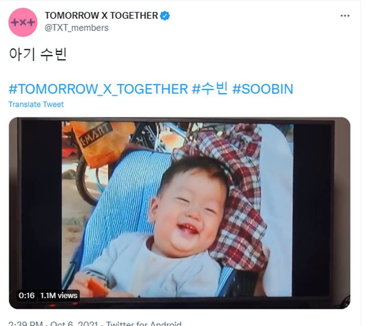 Tersebar Video Masa Kecil Soobin TXT, Lesung Pipi Saat Bayi Curi Perhatian
