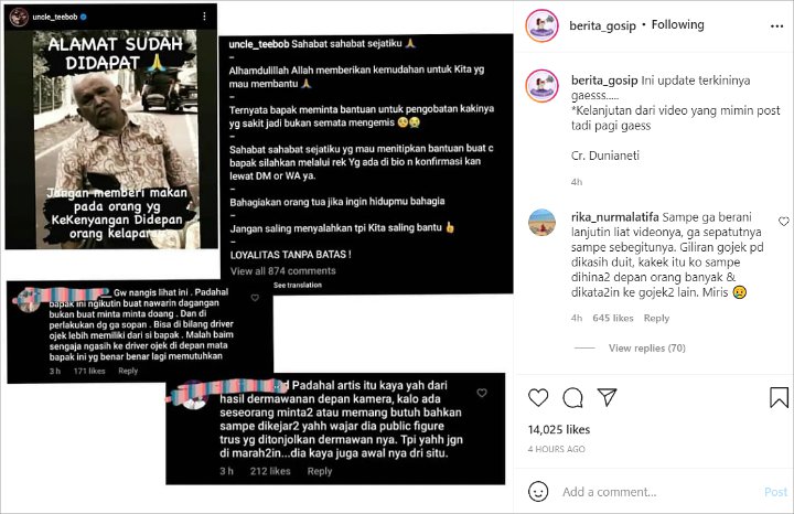 Terungkap Niat Bapak-Bapak yang Disebut Baim Wong \'Ngemis\'