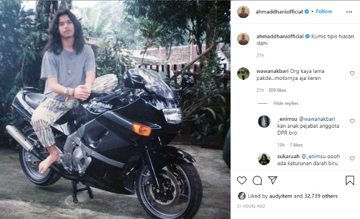 Potret Lawas Ahmad Dhani Ini Disebut Jadi Bukti Sudah Kaya Sejak Lama