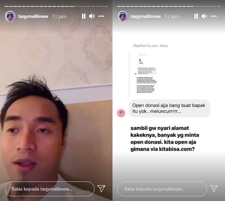 Taqy Malik Open Donasi dan Cari Alamat Kakek-Kakek yang Dimarahi Baim Wong
