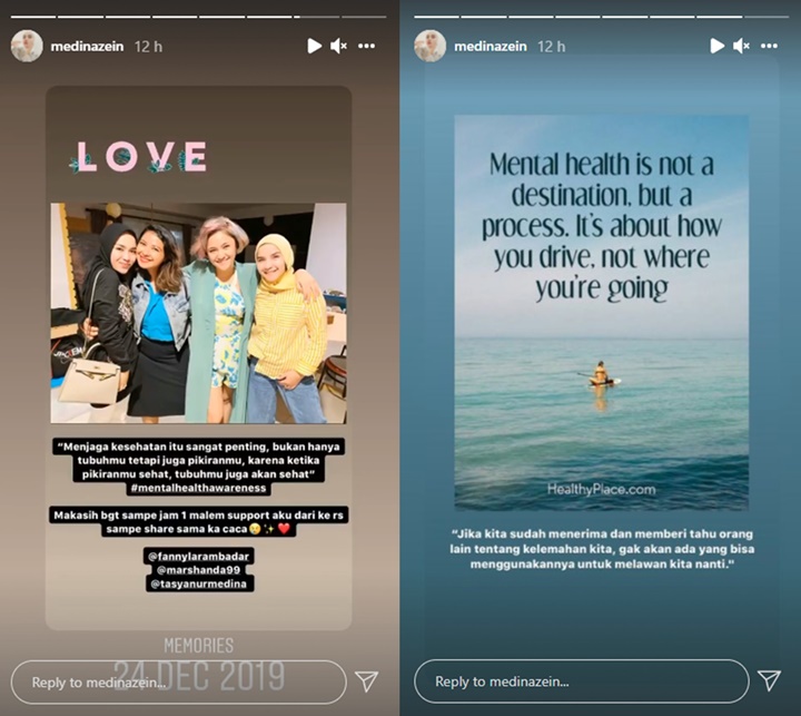 Idap Bipolar, Medina Zein Sampaikan Pesan Ini Untuk Peringati Hari Kesehatan Mental Sedunia