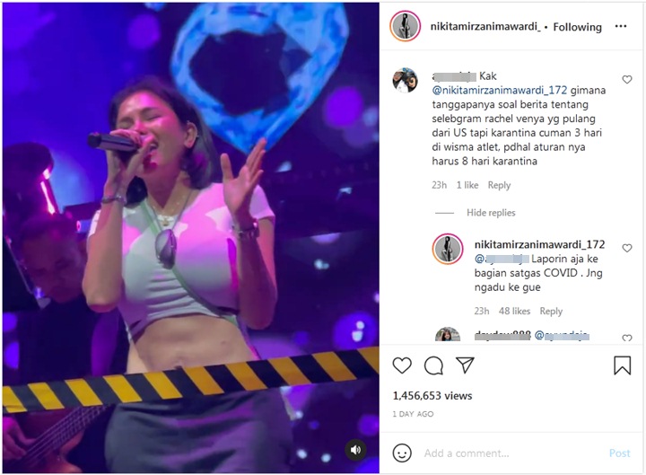 Reaksi Nikita Mirzani Saat Ditanya Soal Isu Rachel Vennya Kabur dari Karantina, Beri Sindiran Pedas?