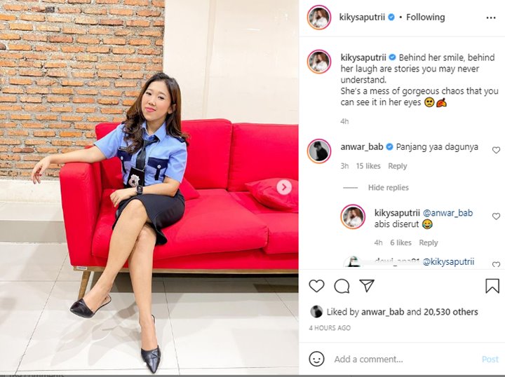 Dagu Makin Lancip Jadi Sorotan, Kiky Saputri Jawab Begini
