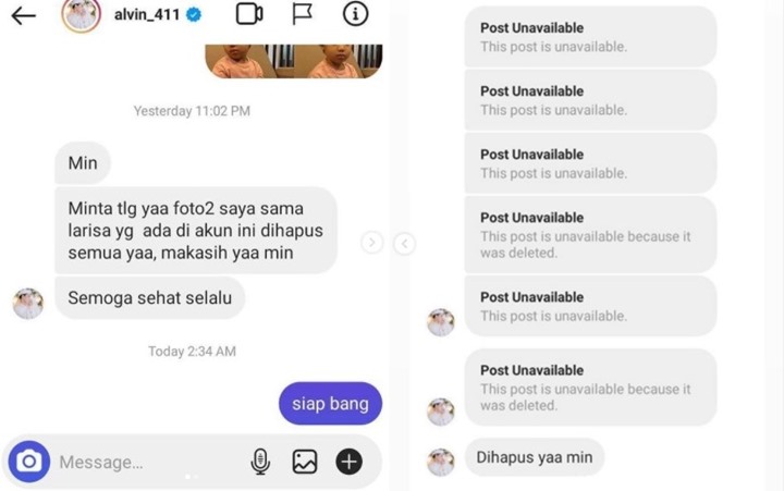 Alvin Faiz Minta Fotonya dengan Larissa Chou Dihapus, Henny Rahman Cemburu?