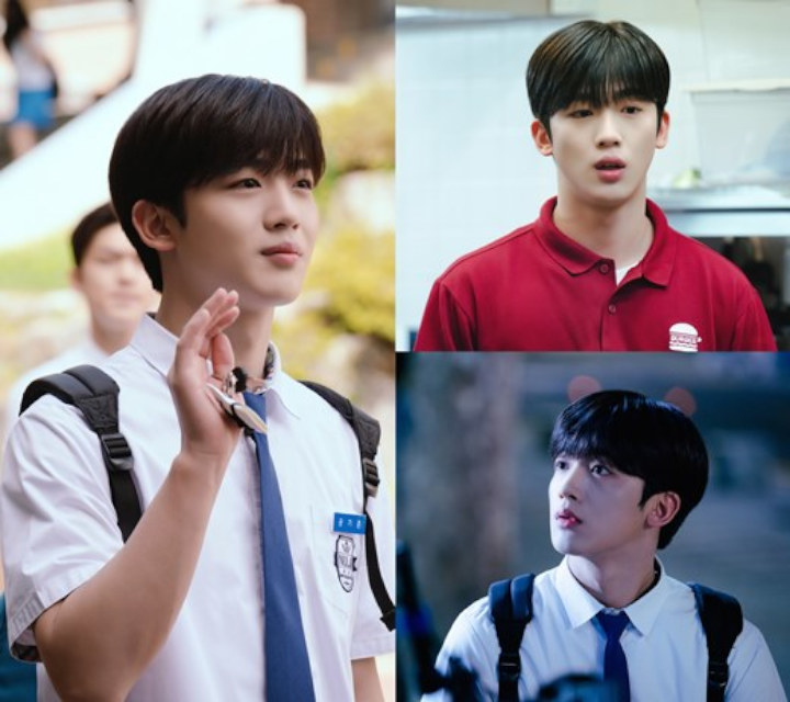 Kim Yohan WEi Jadi Anak Sekolahan Pekerja Keras di Foto Adegan \'School 2021\'Kim Yohan WEi Jadi Anak Sekolahan Pekerja Keras di Foto Adegan \'School 2021\'