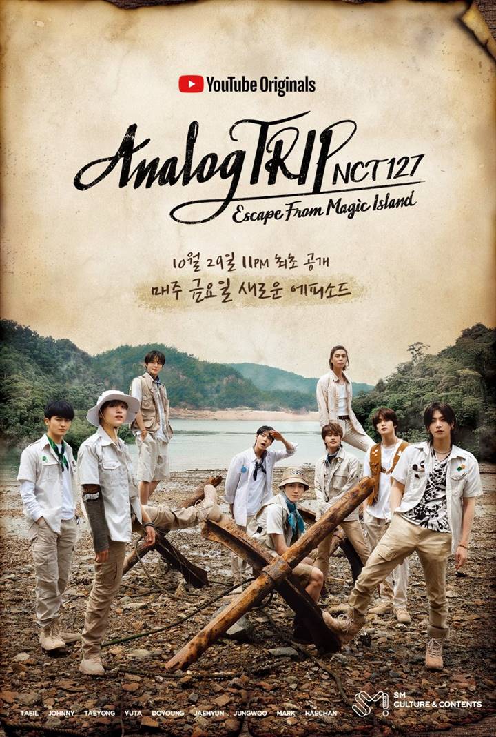NCT 127 Umumkan Poster Utama Konten Segar \'Analog Trip: Escape From Magic Island\'