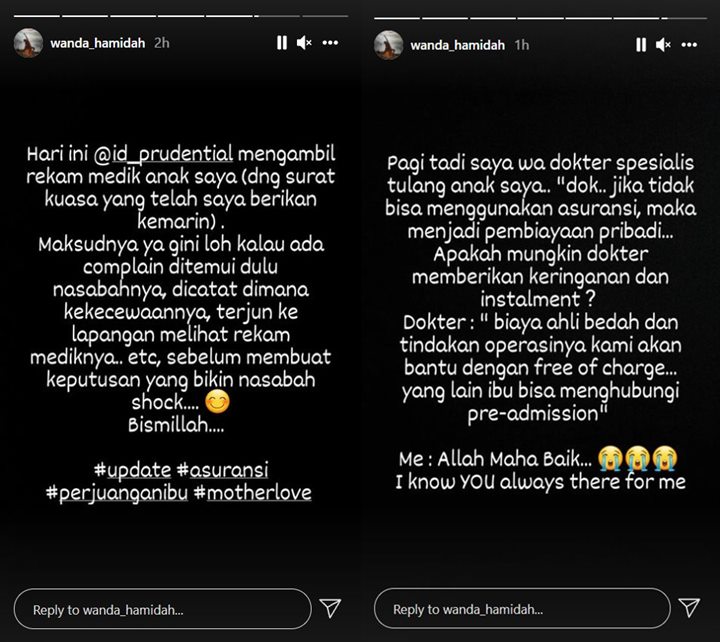 Kecewa pada Asuransi, Wanda Hamidah Akhirnya Biayai Operasi Putranya Pakai Dana Pribadi?