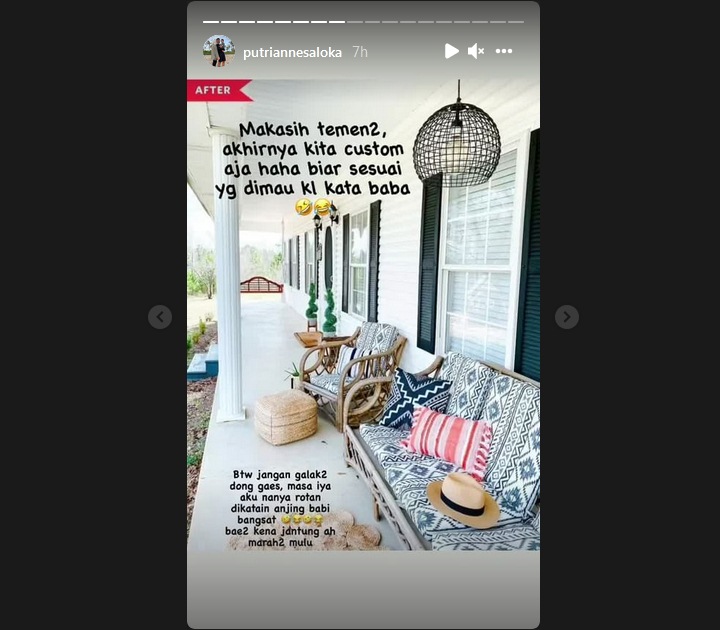Putri Anne Curhat Dimaki Binatang Saat Tanya Soal Furnitur untuk Rumah Baru, Balas Begini