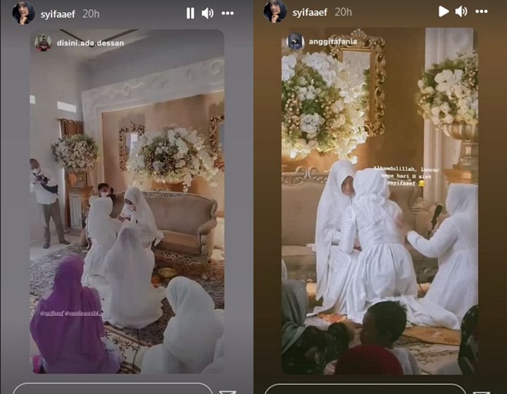 Penuh Haru, Syifa Calon Istri Ridho DA Gelar Pengajian dan Siraman Jelang Nikah