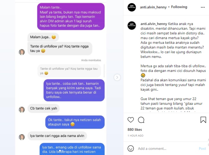 Reaksi Berkelas Ibunda Larissa Chou Usai Di-Unfollow Alvin Faiz, Tuai Pujian Selangit