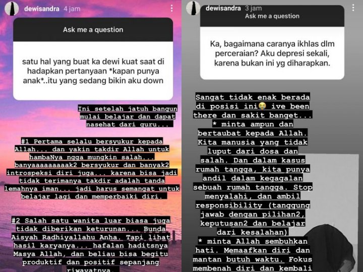 Dewi Sandra Ogah Sedih Lagi Saat Ditanya Soal Momongan, Ternyata Ini Penyebabnya
