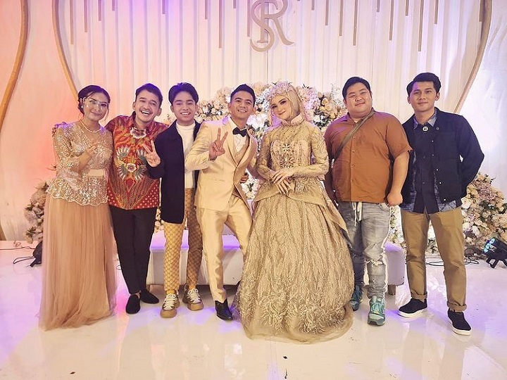 Pernikahan Ridho dan Syifa dihadiri sejumlah kalangan artis