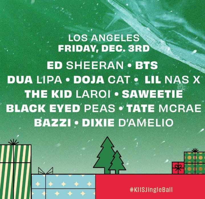 BTS Bakal Tampil di Jingle Ball Tour 2021, Netizen Bangga RM Dkk Manggung Bareng Penyanyi Terkenal