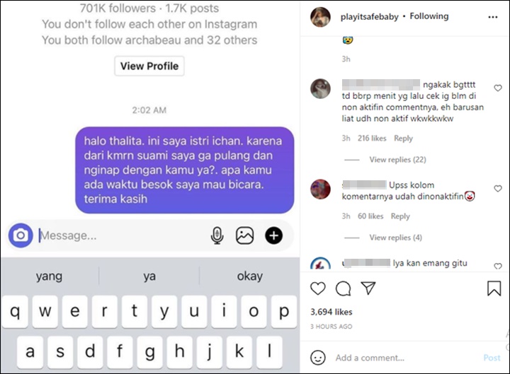 Bantah Pelakor, Thalita Latief Sempat Ditagih Penjelasan Sosok yang Ngaku Korban