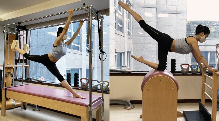  Momen saat pilates 