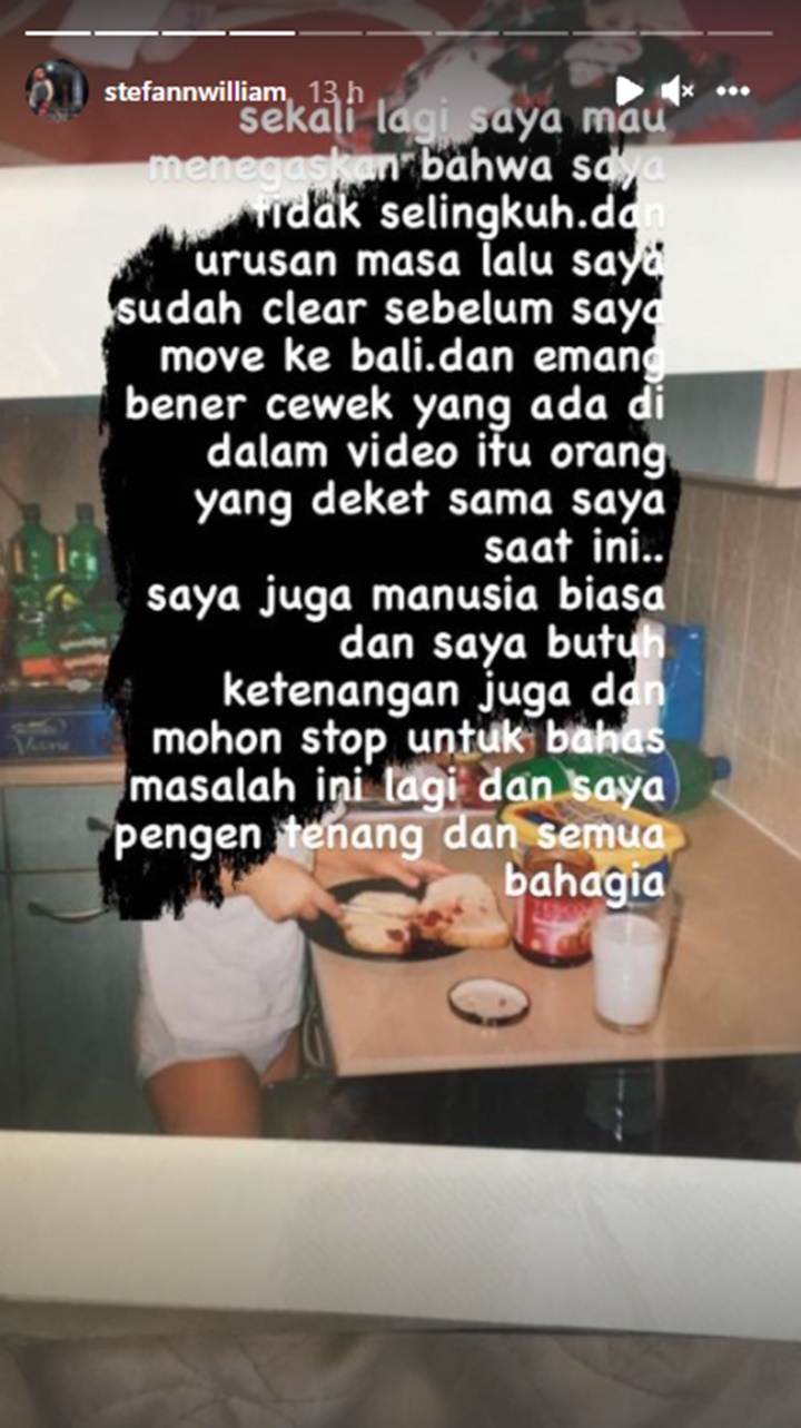 Bantah Selingkuh, Stefan William Benarkan Kabar Kedekatannya dengan Sosok Wanita Cantik