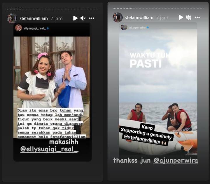 Kabar Perceraian Tengah Heboh, Stefan William Berterima Kasih ke Ely Sugigi Usai Dinasihati Begini