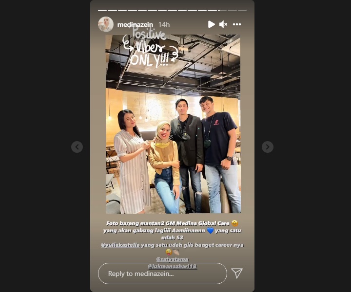 Akur Lagi, Medina Zein Pamer Foto Mesra Usai Sempat Ngaku Jadi Korban KDRT Suami