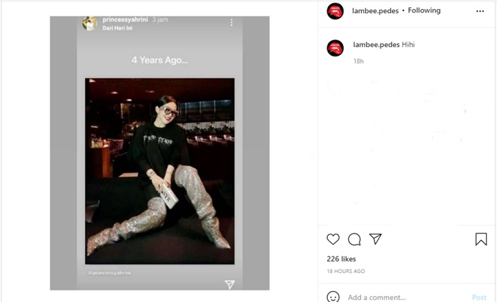 Posting Foto Tanpa Hijab, Syahrini Kena Nyinyir Hingga Dapat Julukan Ini