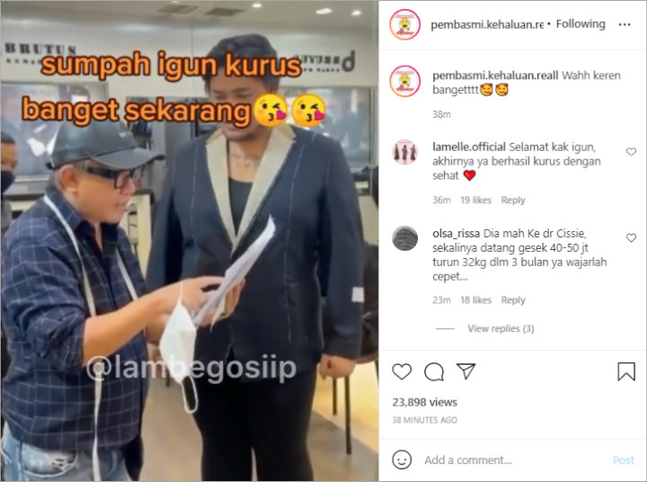 Turun Drastis, Begini Beda Ukuran Lingkar Dada dan Pinggang Ivan Gunawan Setelah Kurus