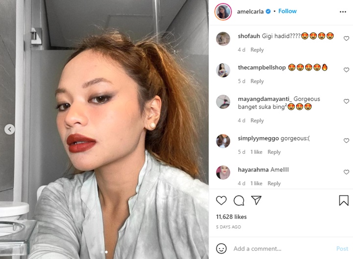 Penampilan Dewasa Amel Carla Manglingi Hingga Tuai Pujian, Disebut Mirip Gigi Hadid