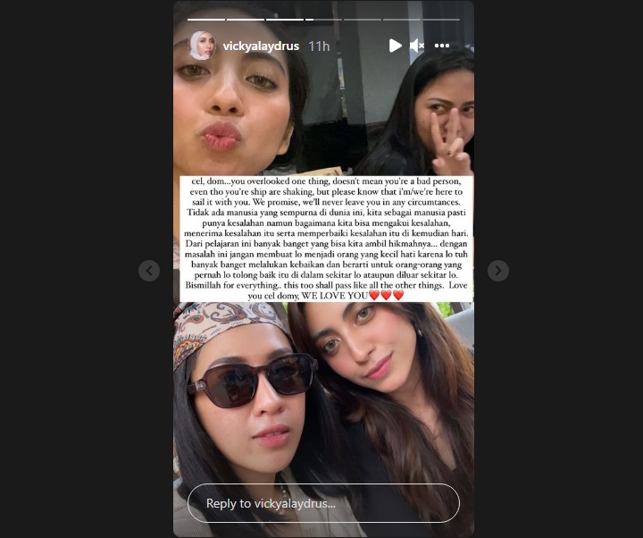 Vicky Alaydrus Beri Dukungan pada Rachel Vennya dan Ikut Beber Bukti, Tegaskan Bukan untuk Membela