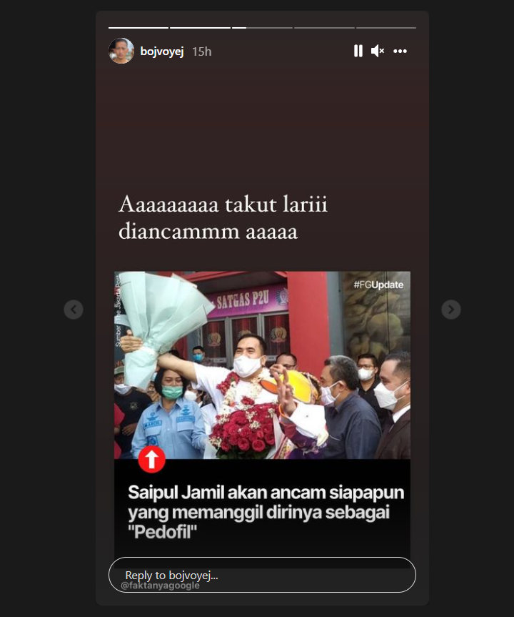 Jadi Heboh, Bio One Respons Nyelekit Ucapan Saiful Jamil Yang Ogah Disebut Pedofil
