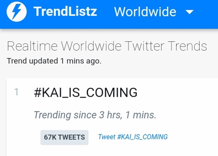 Kai EXO Comeback Album Solo Baru, Antusias Fans Langsung Jadi Trending Topik