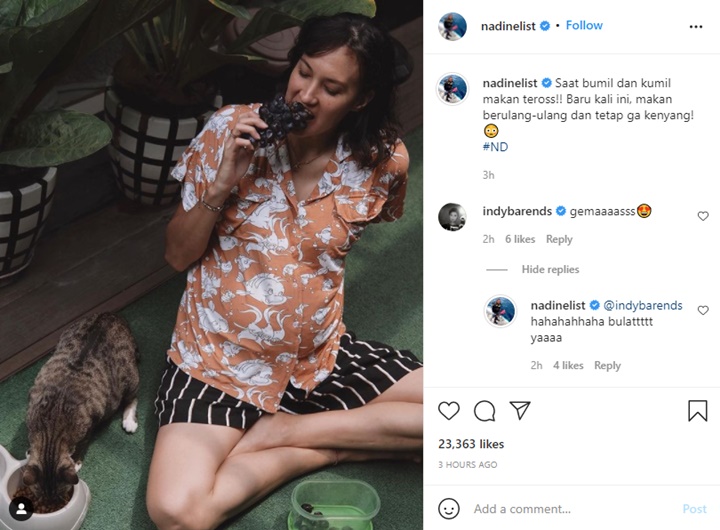 Nadine Chandrawinata Pamer Baby Bump Makin Besar, Akhirnya Rasakan Juga Perubahan Ini