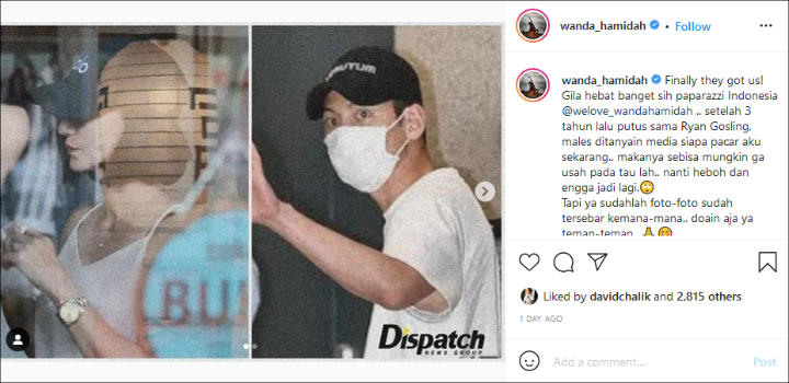 Wanda Hamidah Akhirnya Perkenalkan Pacar Baru Usai \'Terciduk Dispatch\', Aktor Korea?