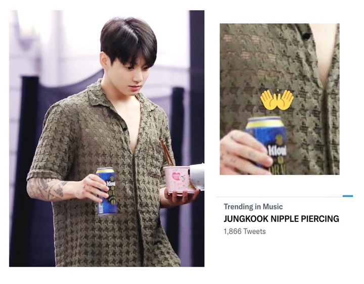 Ini Jumlah Semua Tindikan Jungkook BTS, Fans Temukan Juga di Bagian Tubuh Rahasia Ini