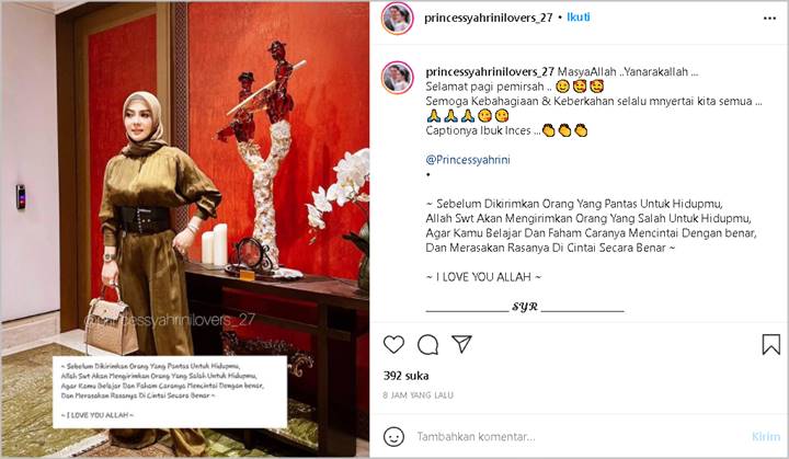 Jadi Pencapaian Terbesar Reino Barack, Ucapan Syahrini Soal \'Pelajaran\' dalam Hidup Disanjung